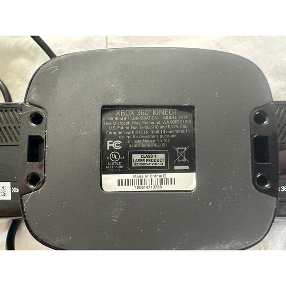 OEM Microsoft Xbox 360 Kinect Sensor Model 1414 w/ TV Clip Adapter - TESTED - Picture 5 of 9